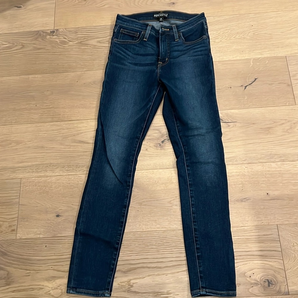 JCrew’s mercantile skinny jeans